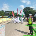 Sat Lantas Polres Tanjung Balai Amankan Pawai Drumband Al Washliyah ke-95